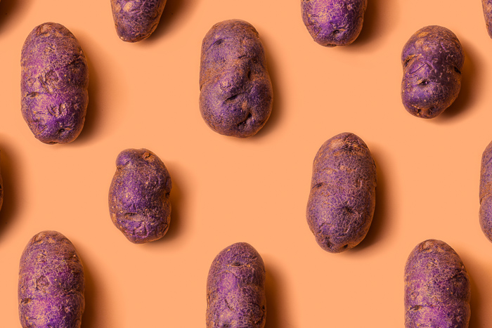 Patatas violeta